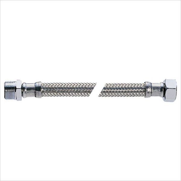 Tuyau de raccordement Inox 30 cm MF 3/4